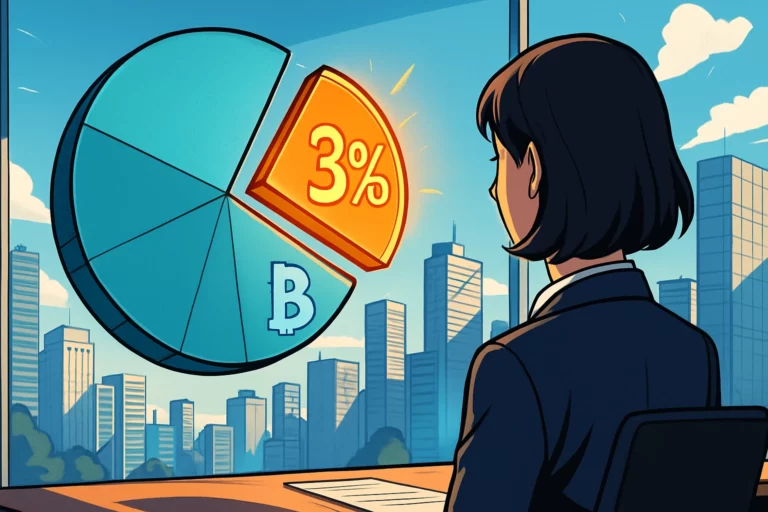 Itaú Unibanco, ngân hàng tư nhân lớn nhất Brazil, khuyến nghị phân bổ tới 3% Bitcoin. Việc nắm giữ lượng cổ phiếu dài hạn nhỏ có thể phòng ngừa rủi ro.